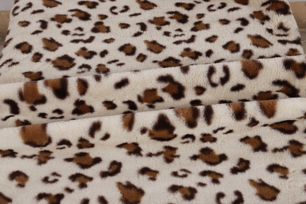 Printed rabbit hair