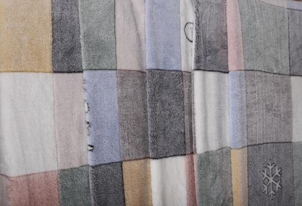 Offset printed flannel