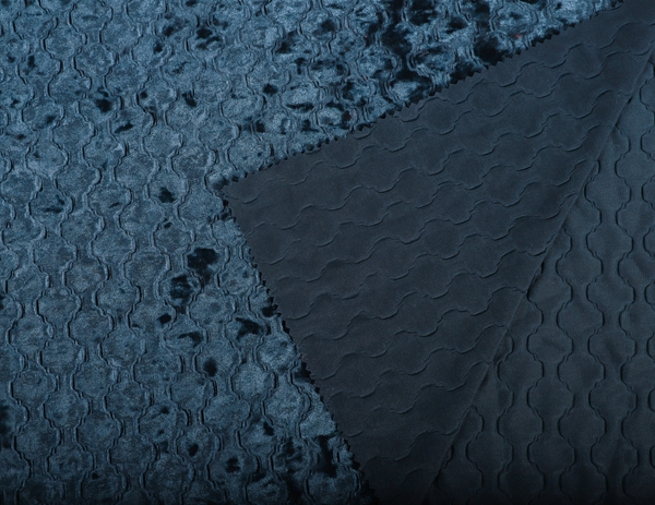 Korean velvet embossing